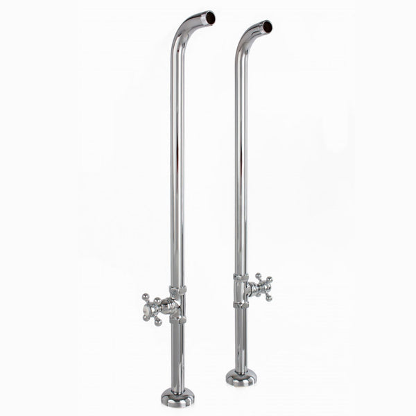 Free Standing Heavy Duty Water Supply Lines with Stop Valves 3970