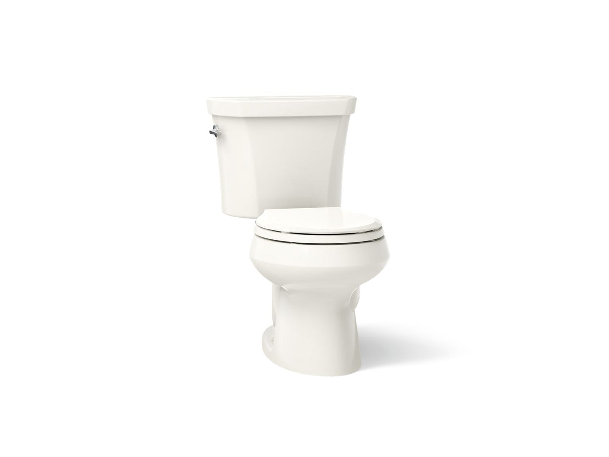Wellworth® Two-piece round-front toilet, dual-flush