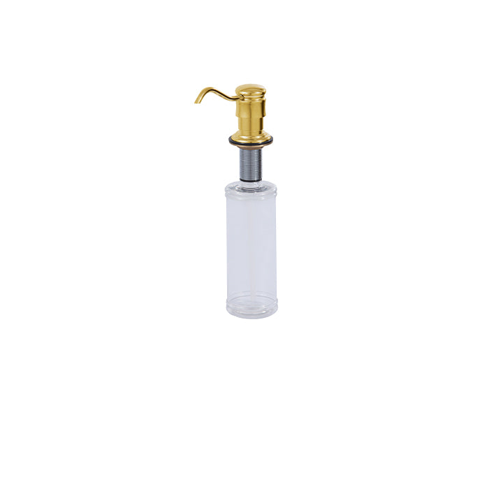Aquabrass Kitchen Sink Soap Dispenser, Brushed Gold PVD - image 1