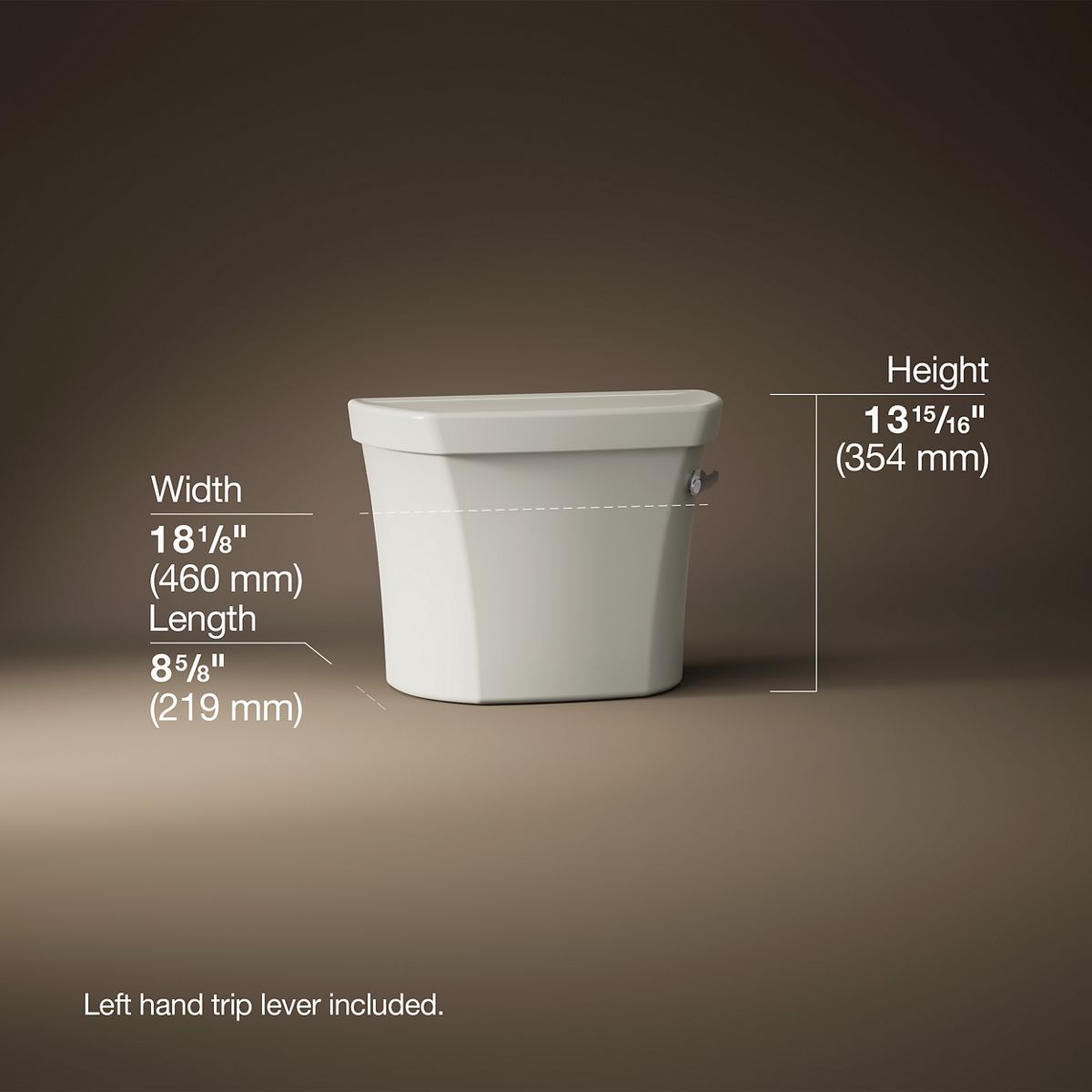 Wellworth® Toilet tank, 1.6 gpf