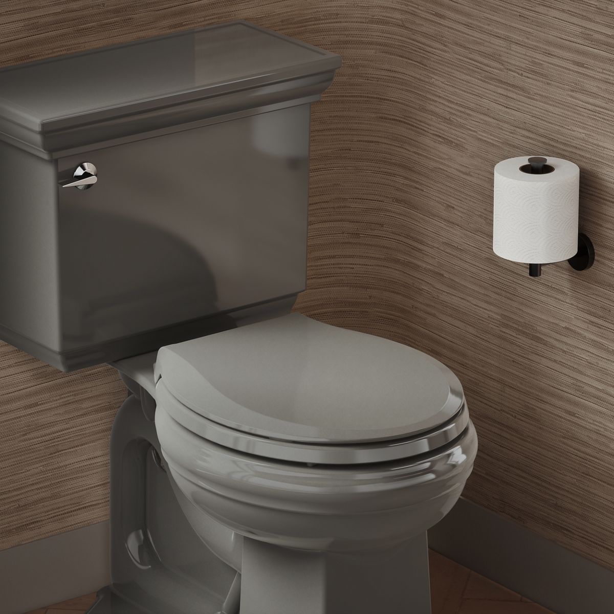 Cachet® ReadyLatch® Quiet-Close™ round-front toilet seat