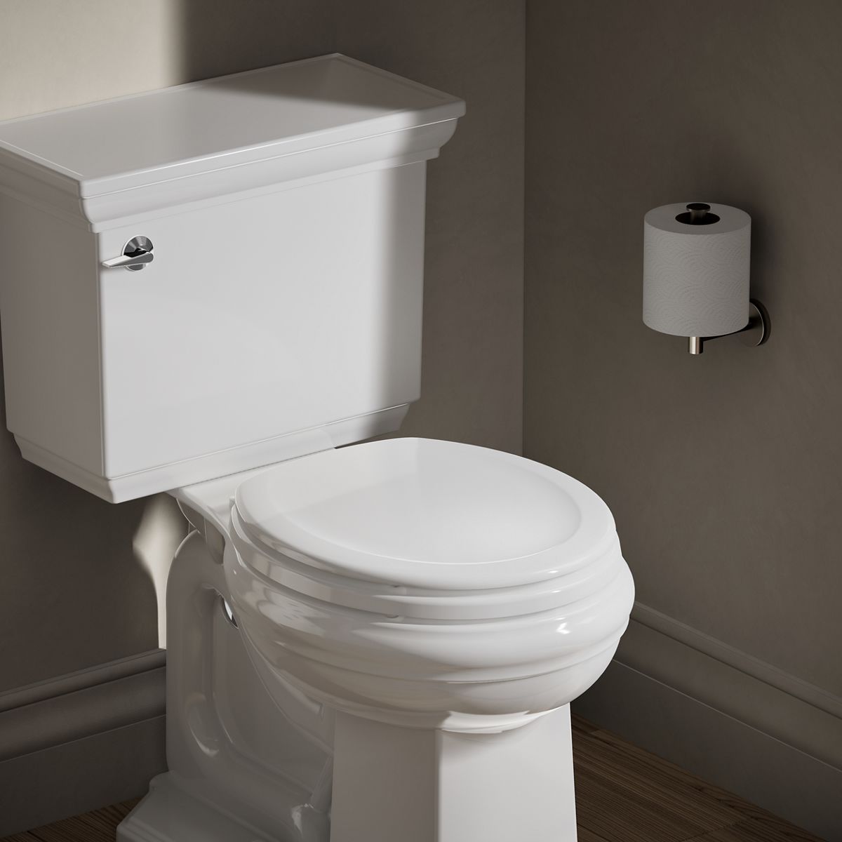 Stonewood® Round-front toilet seat