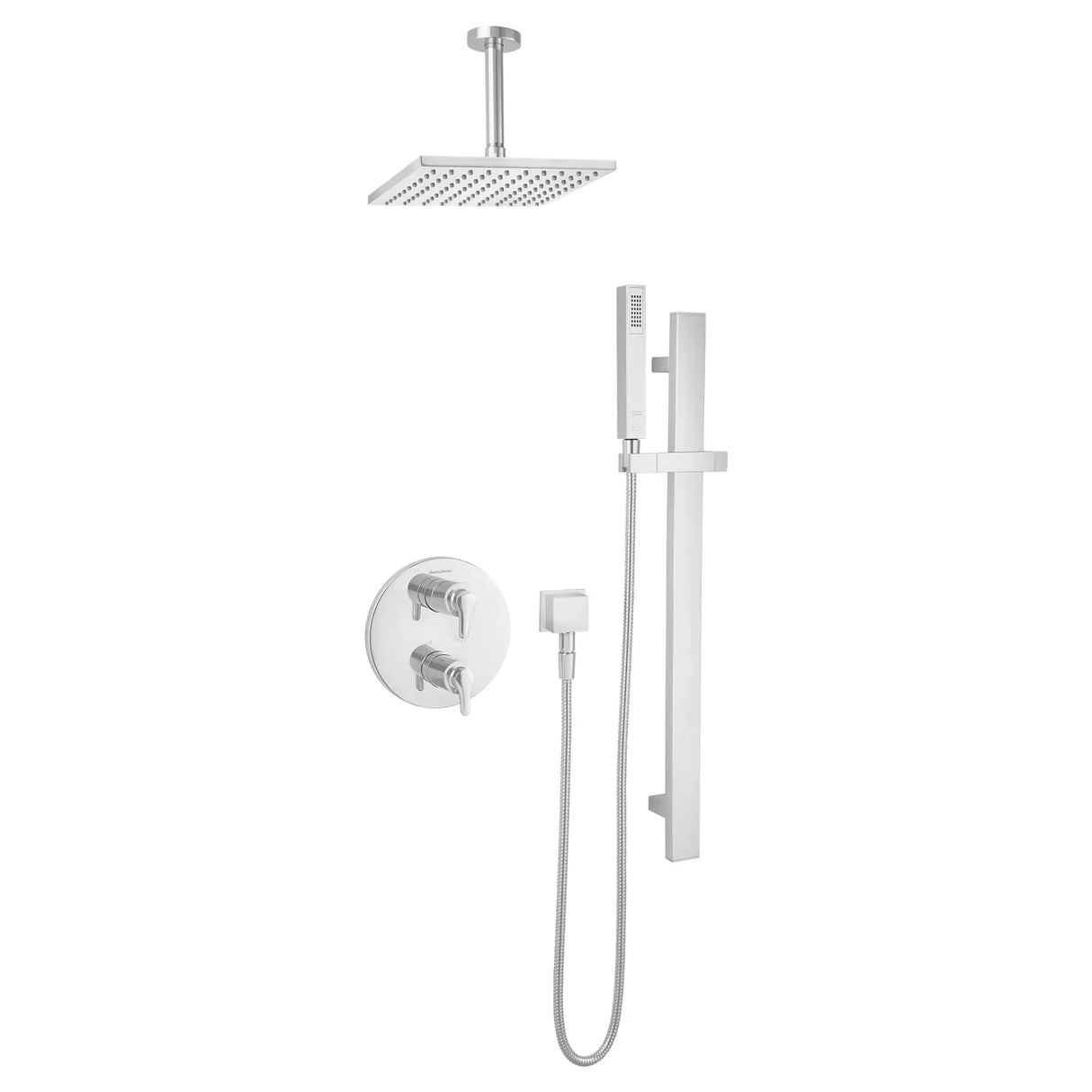 6-Inch Ceiling Mount Rain Showerhead Arm