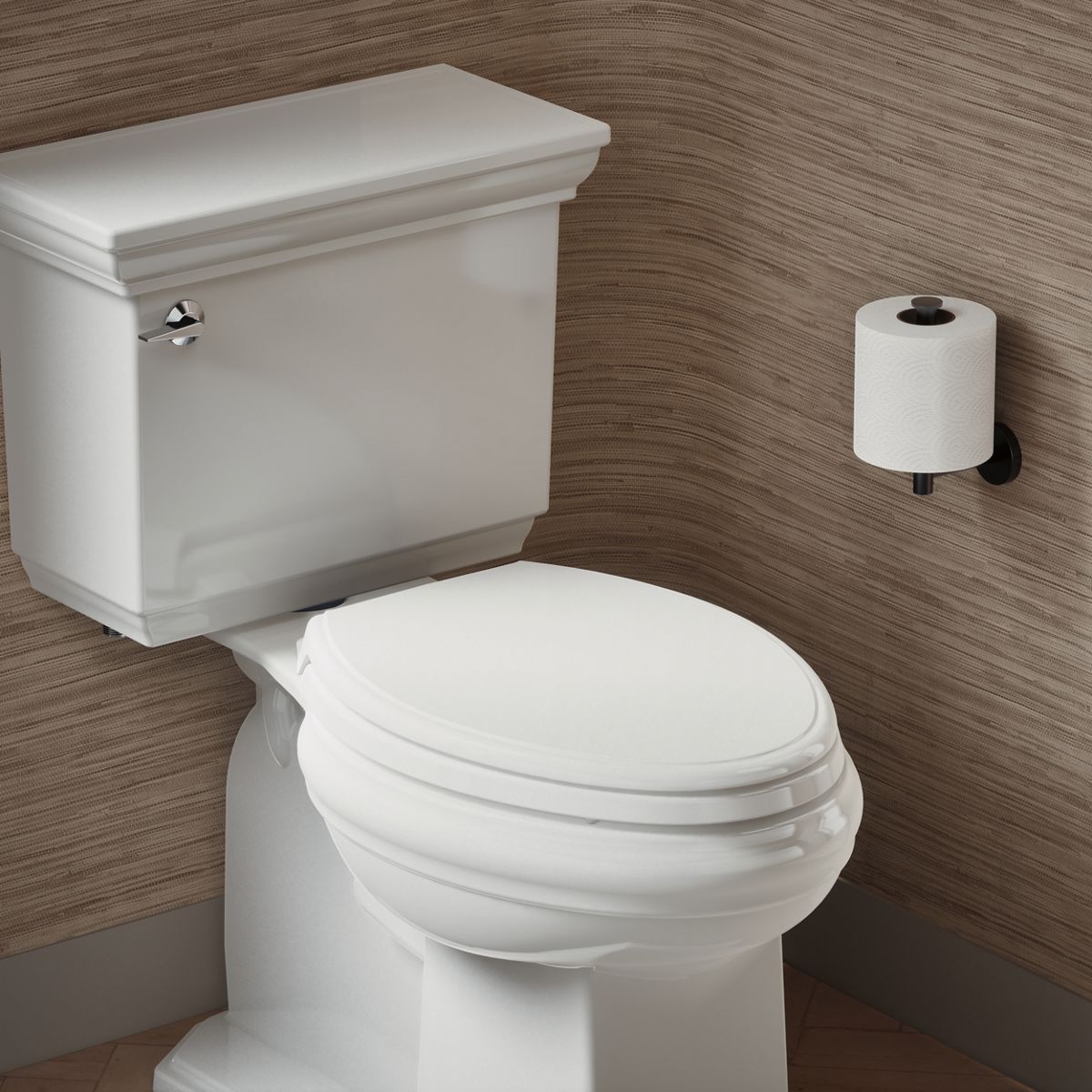 Glenbury™ ReadyLatch® Quiet-Close™ elongated toilet seat
