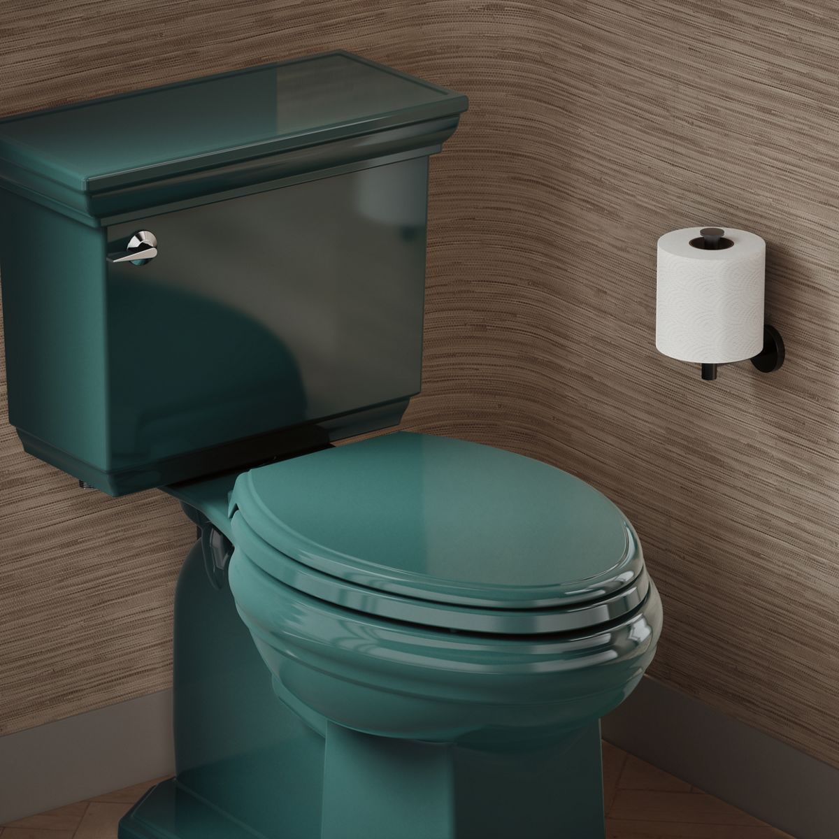 Glenbury™ ReadyLatch® Quiet-Close™ elongated toilet seat