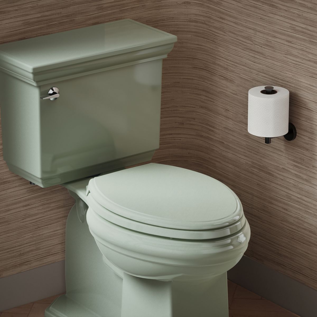 Glenbury™ ReadyLatch® Quiet-Close™ elongated toilet seat