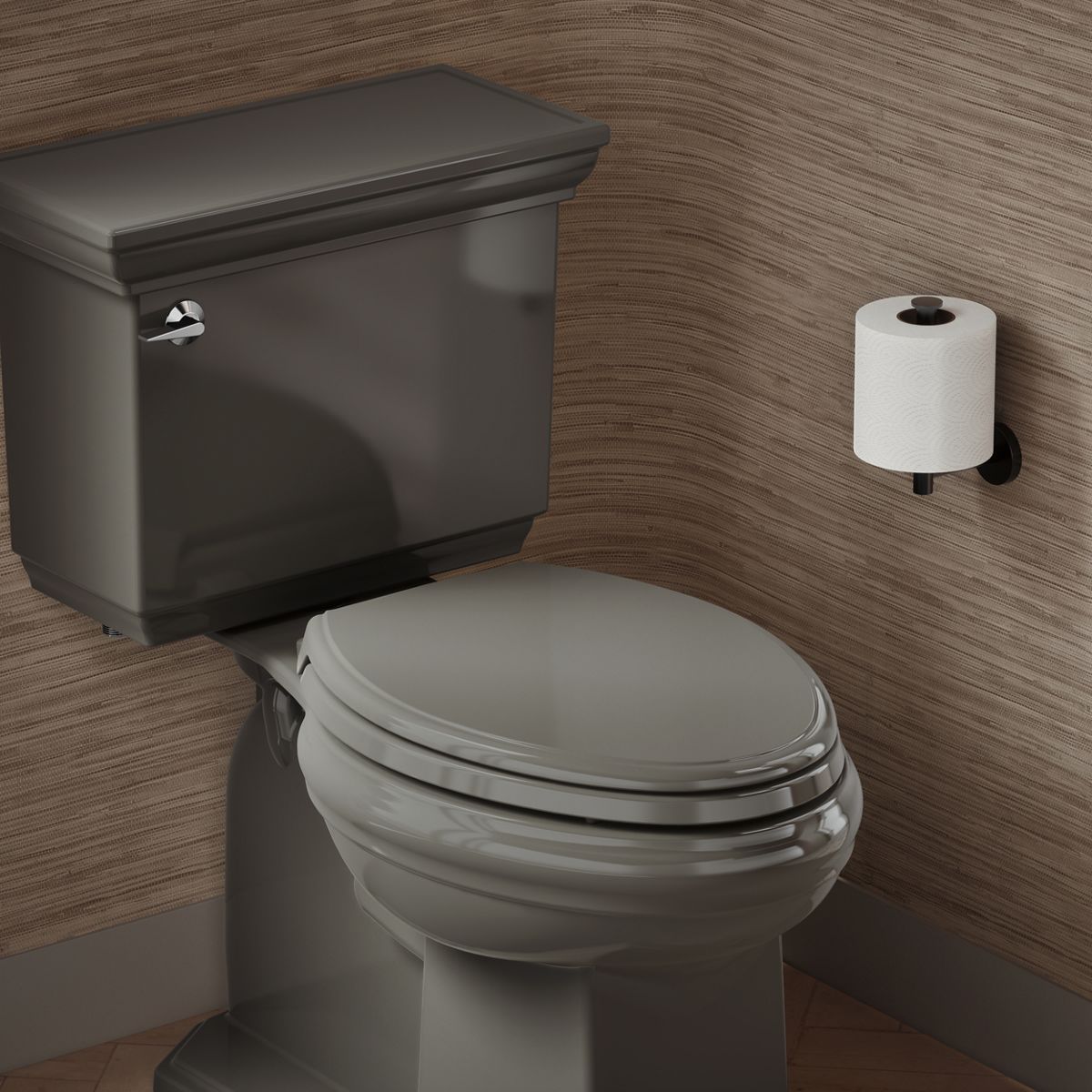 Glenbury™ ReadyLatch® Quiet-Close™ elongated toilet seat