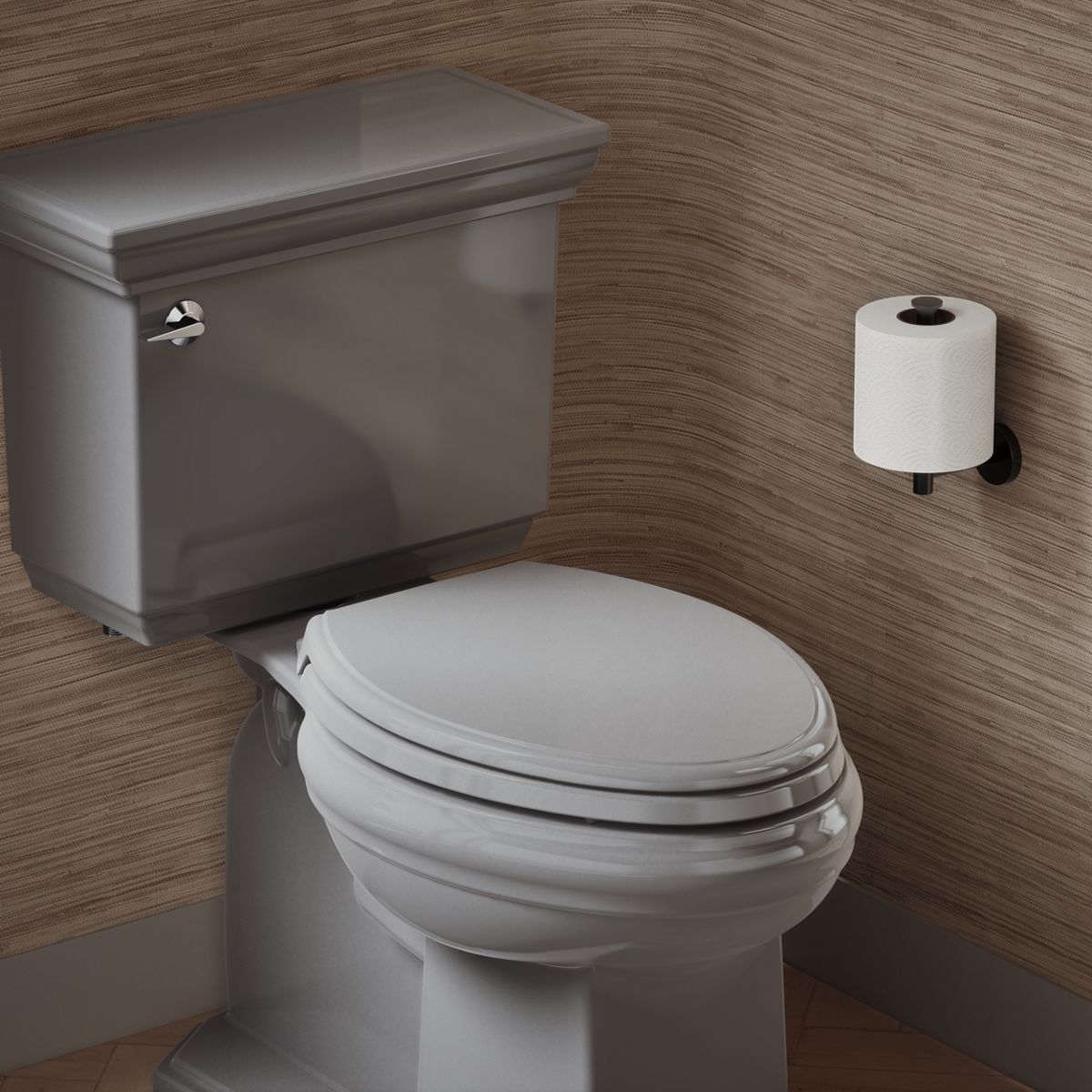 Glenbury™ ReadyLatch® Quiet-Close™ elongated toilet seat