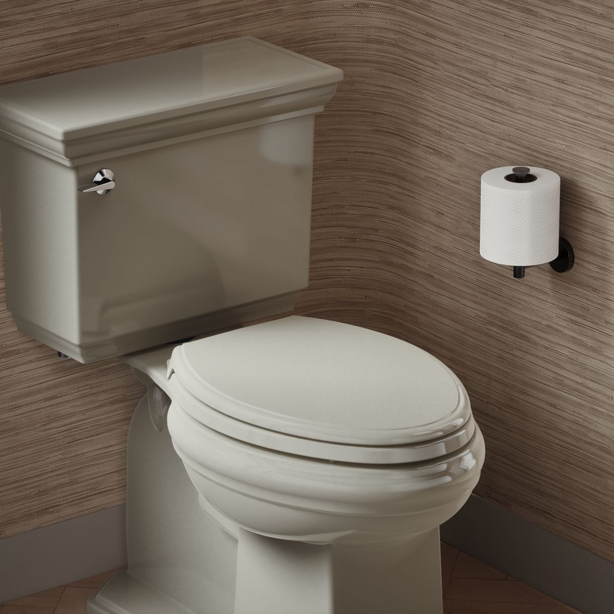 Glenbury™ ReadyLatch® Quiet-Close™ elongated toilet seat