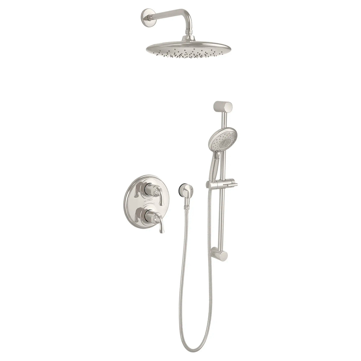 Round 30-Inch Shower Slide Bar
