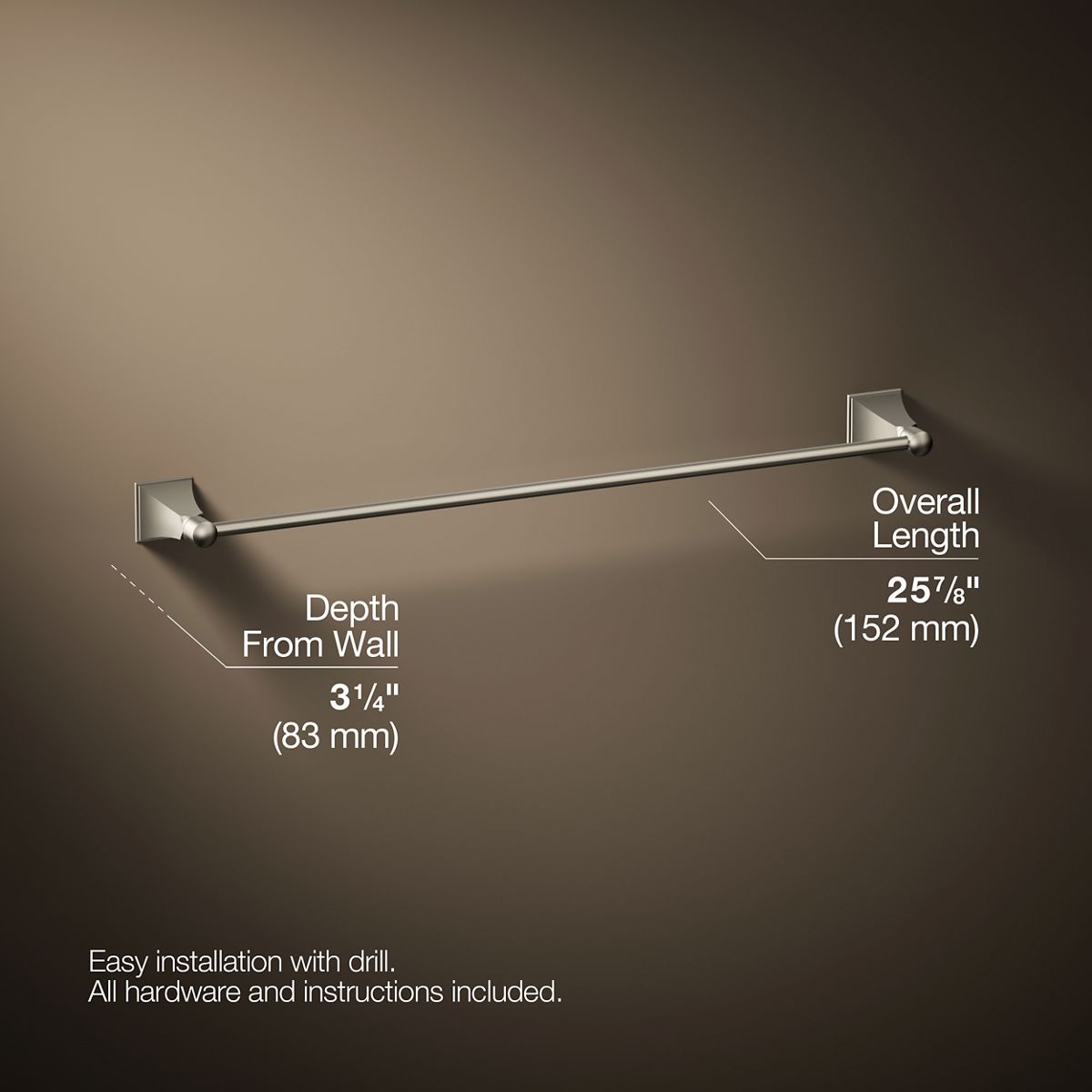 Memoirs® Stately 24" towel bar