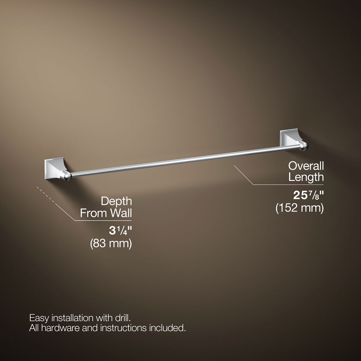 Memoirs® Stately 24" towel bar