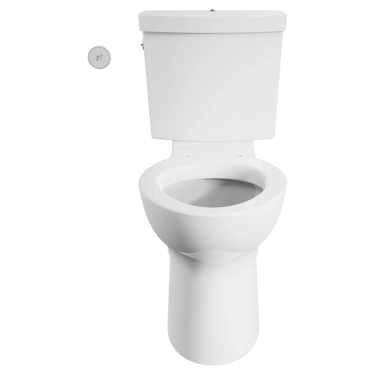 Cadet® Touchless Chair Height Elongated Toilet with Locking Device - Less Seat