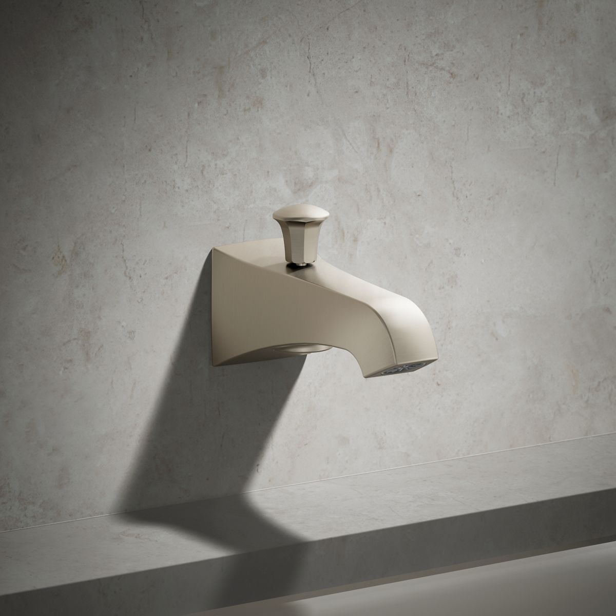 Memoirs® Stately Wall-mount bath spout with diverter