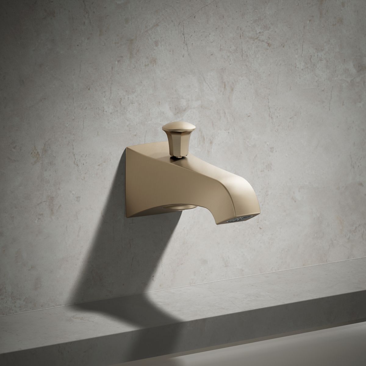 Memoirs® Stately Wall-mount bath spout with diverter