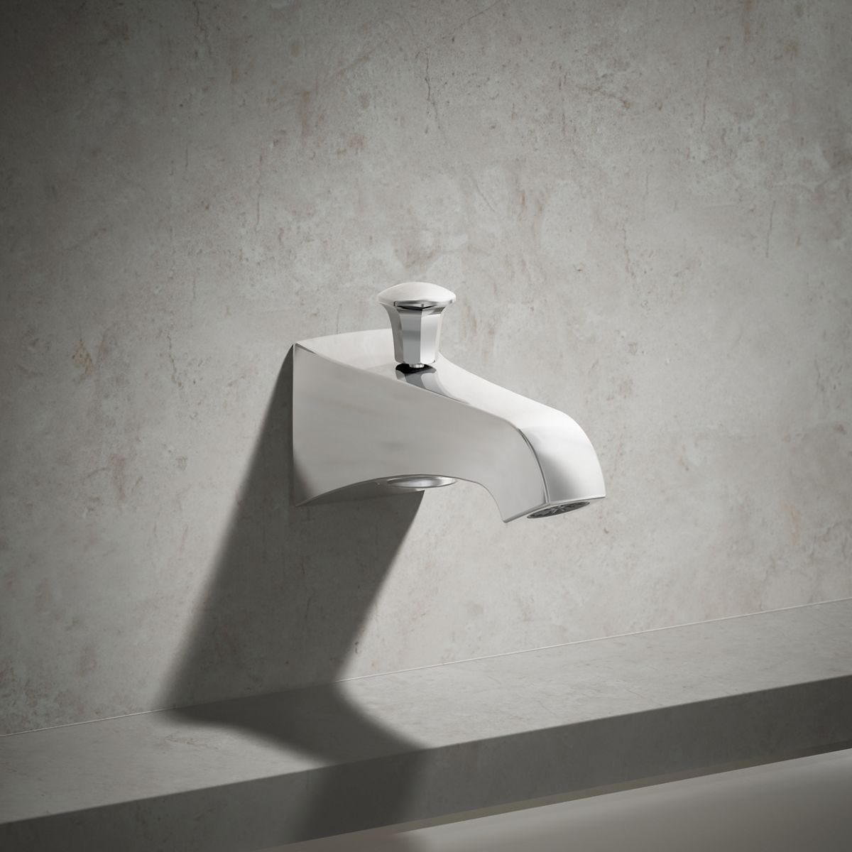 Memoirs® Stately Wall-mount bath spout with diverter