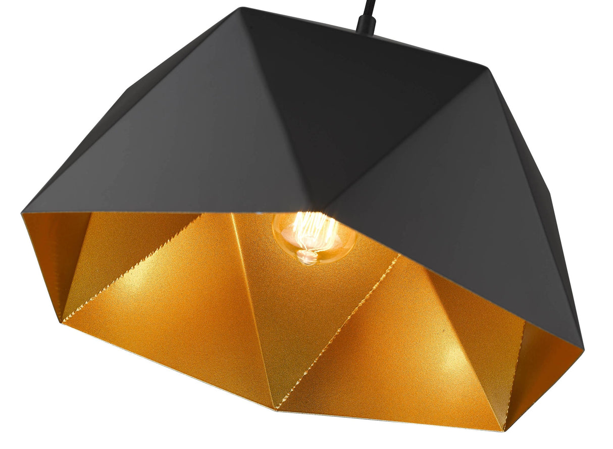 Single Pendant Lighting YS7702-1PM-BK