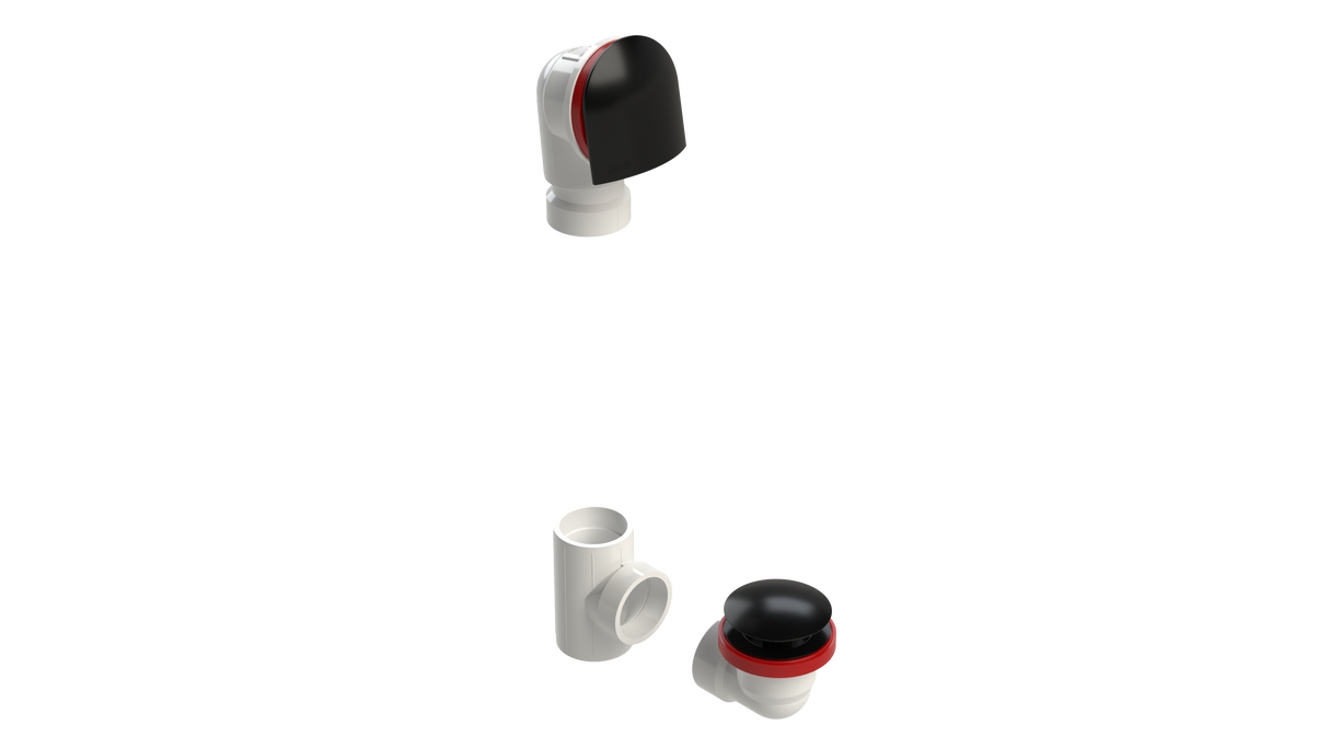 PVC OFFSET WASTE & OVERFLOW CLICKER® KIT (5150QK)