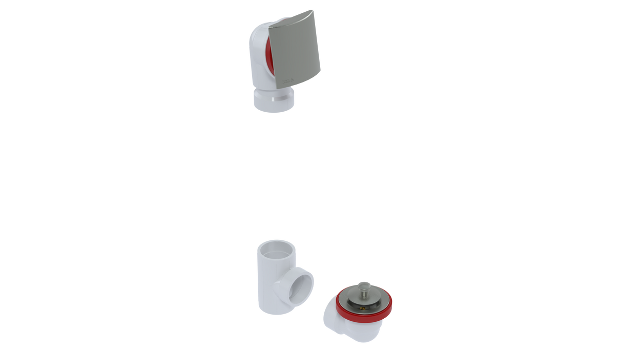 PVC OFFSET WASTE & OVERFLOW LIFT & TURN KIT (5151LK)