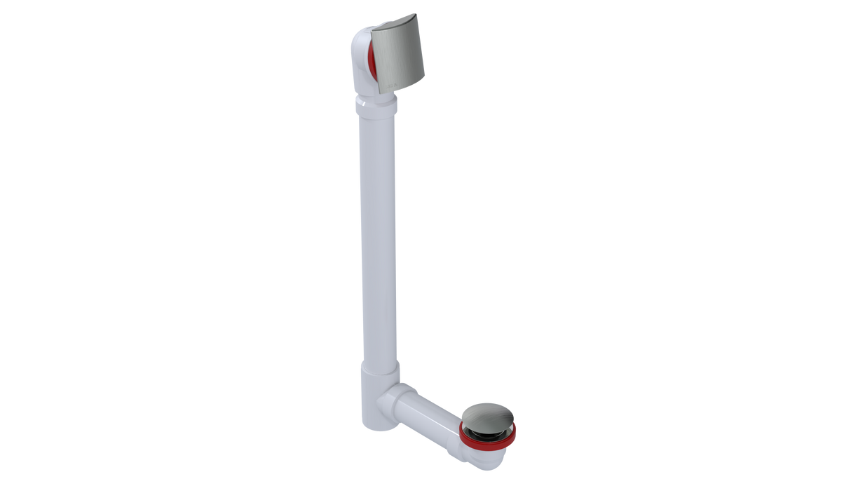 PVC OFFSET WASTE & OVERFLOW CLICKER® EXTENDED (5151Q-20BN)