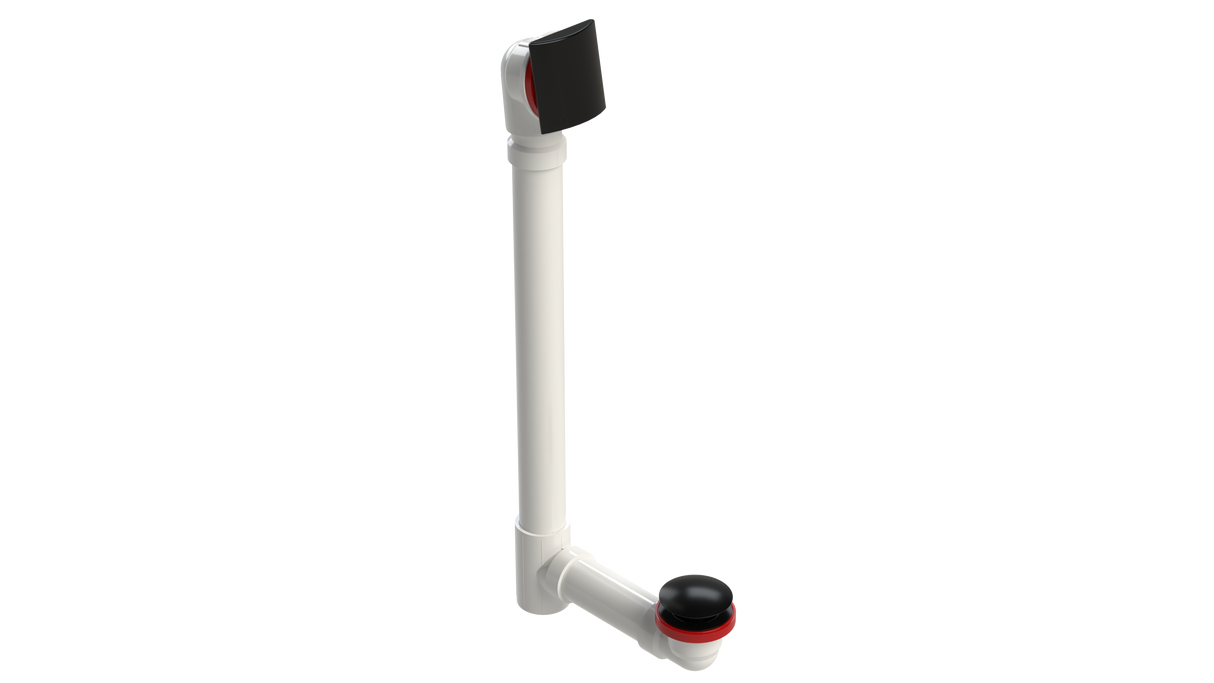 PVC OFFSET WASTE & OVERFLOW CLICKER® EXTENDED (5151Q-20MBL)