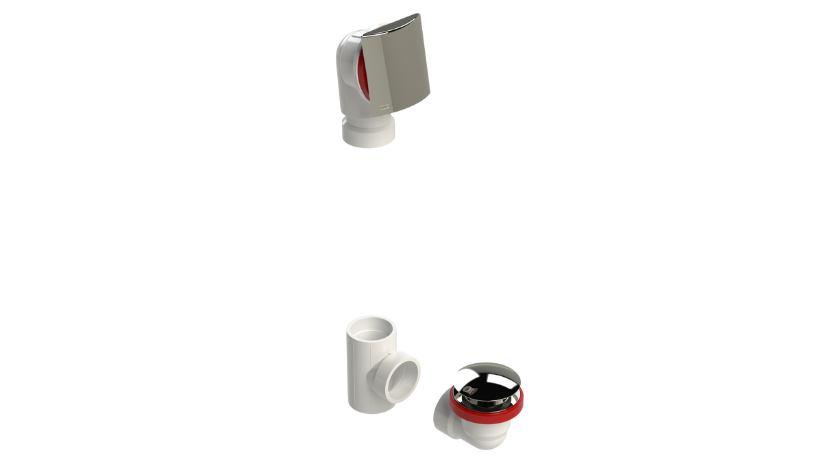 PVC OFFSET WASTE & OVERFLOW CLICKER® KIT (5151QK)