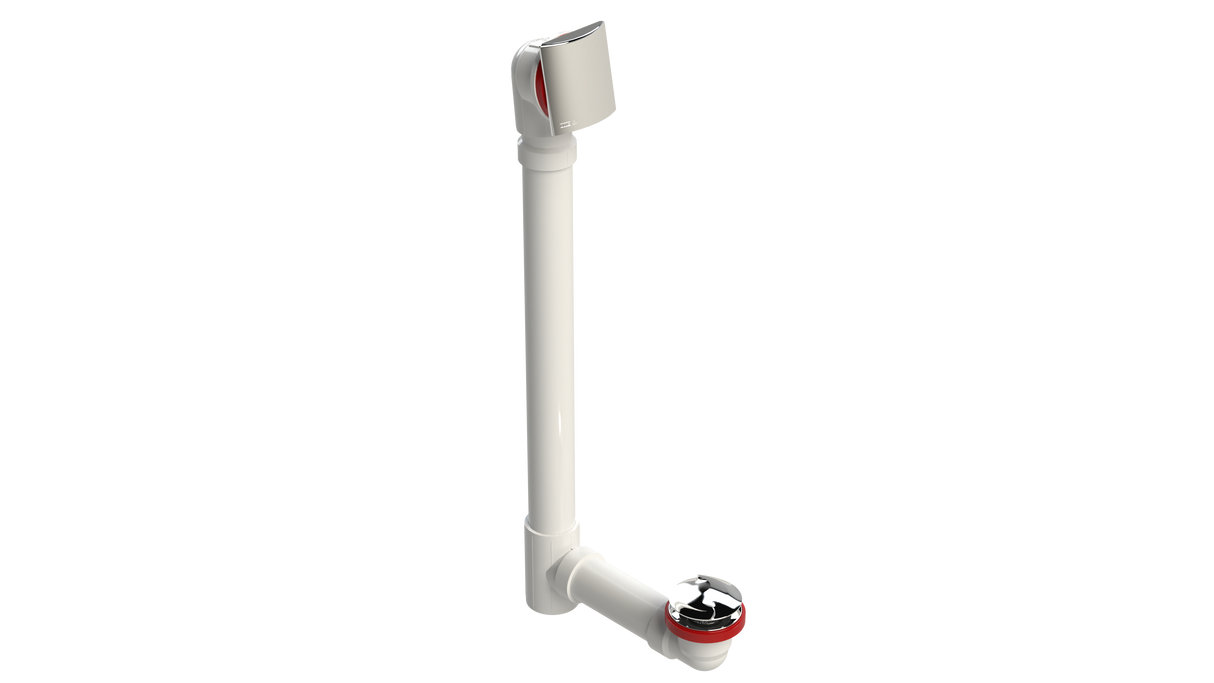 PVC OFFSET WASTE & OVERFLOW TWIRL® EXTENDED (5151T-20CP)