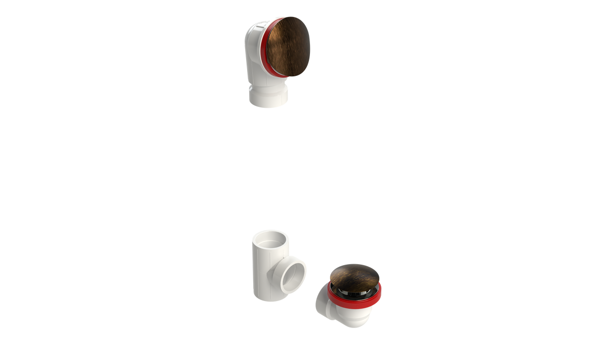 PVC OFFSET WASTE & OVERFLOW CLICKER® KIT (5152QK)