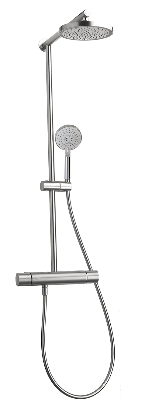Tekno 1/2" thermostatic shower column