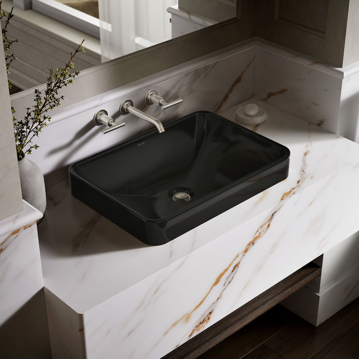 Vox® 22-3/4" rectangular vessel bathroom sink