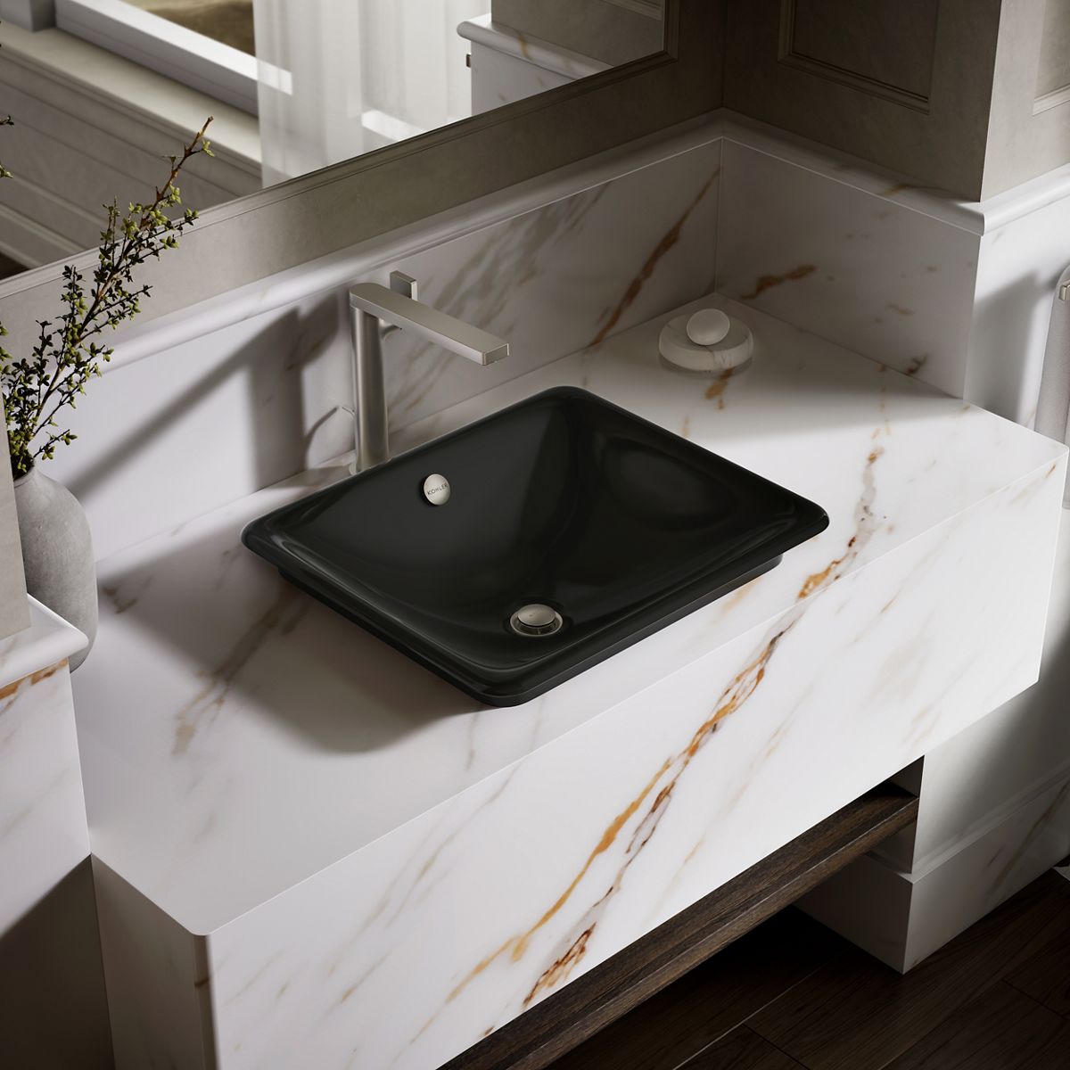 Iron Plains® 18-1/2" rectangular vessel bathroom sink