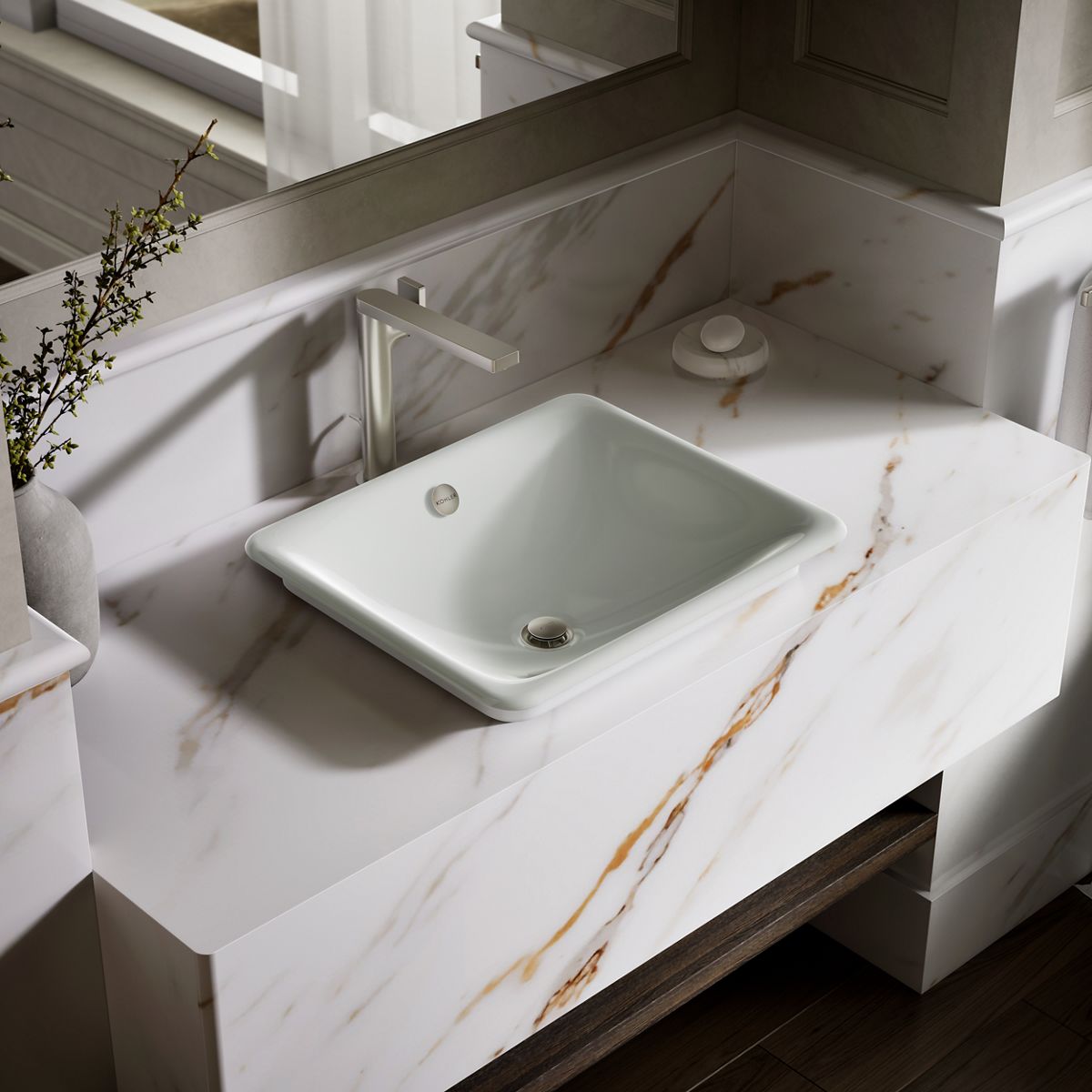 Iron Plains® 18-1/2" rectangular vessel bathroom sink