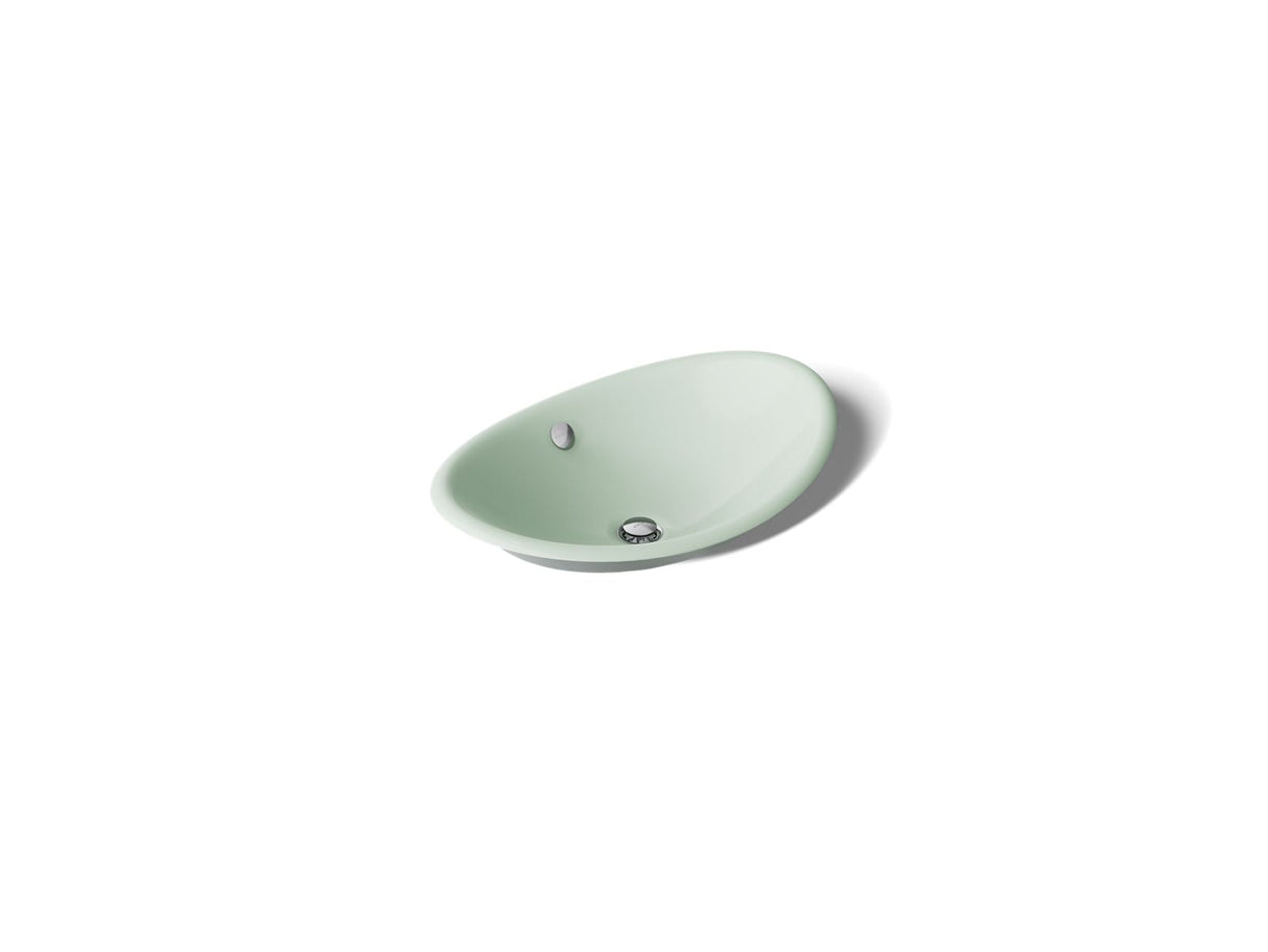 Iron Plains® 20-3/4" oval vessel bathroom sink
