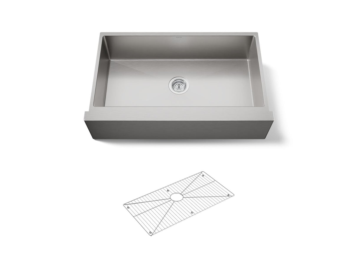 Strive® 35-1/2" undermount single-bowl farmhouse kitchen sink