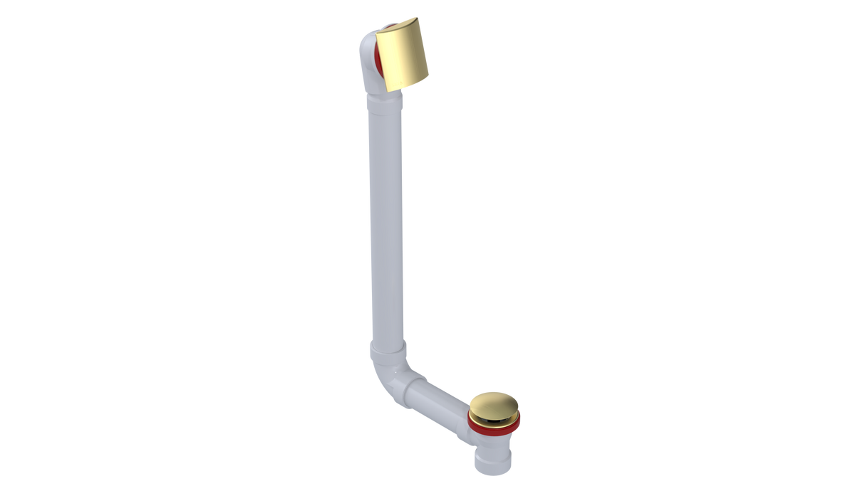 PVC DIRECT DRAIN WASTE & OVERFLOW CLICKER® EXTENDED (541DQ-20BG)