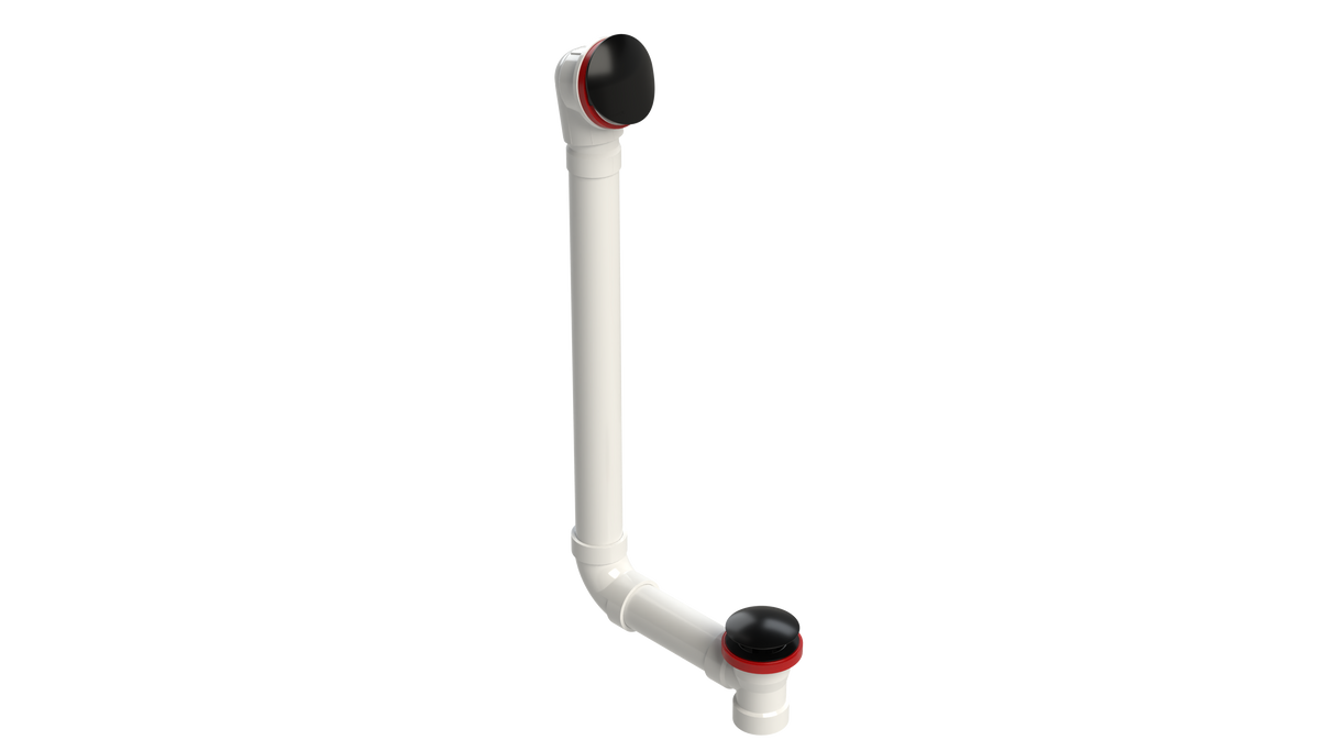 PVC DIRECT DRAIN WASTE & OVERFLOW CLICKER® EXTENDED (542DQ-20MBL)