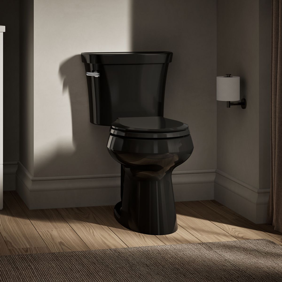 Highline® Two-piece round-front toilet, 1.28 gpf