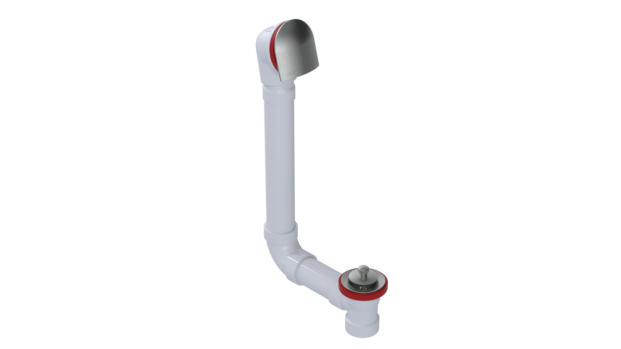 PVC DIRECT DRAIN WASTE & OVERFLOW LIFT & TURN (54DL)