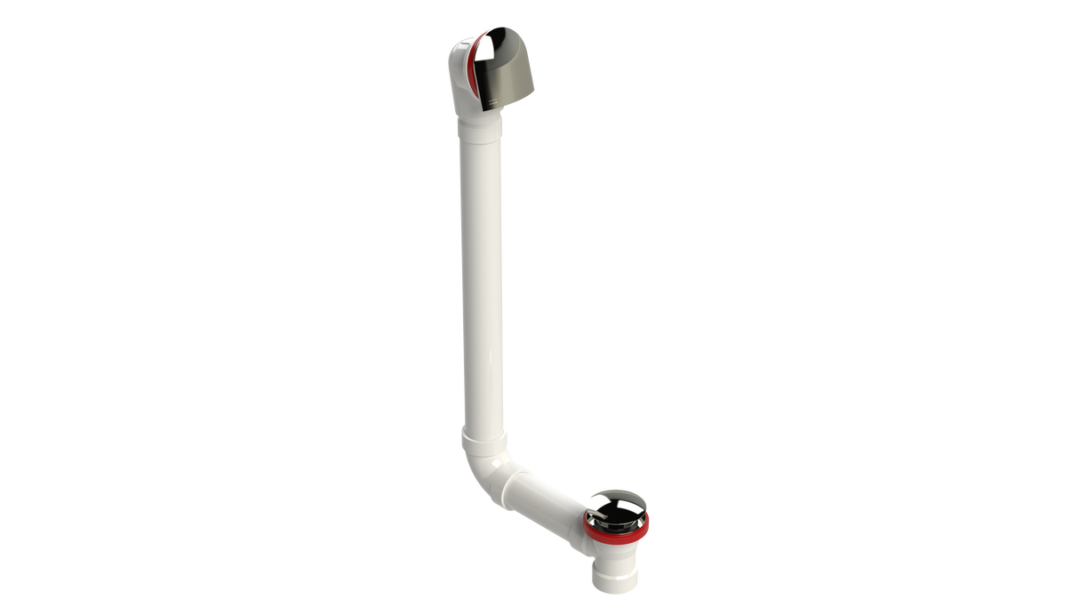 PVC DIRECT DRAIN WASTE & OVERFLOW CLICKER® EXTENDED (54DQ-20POLN)