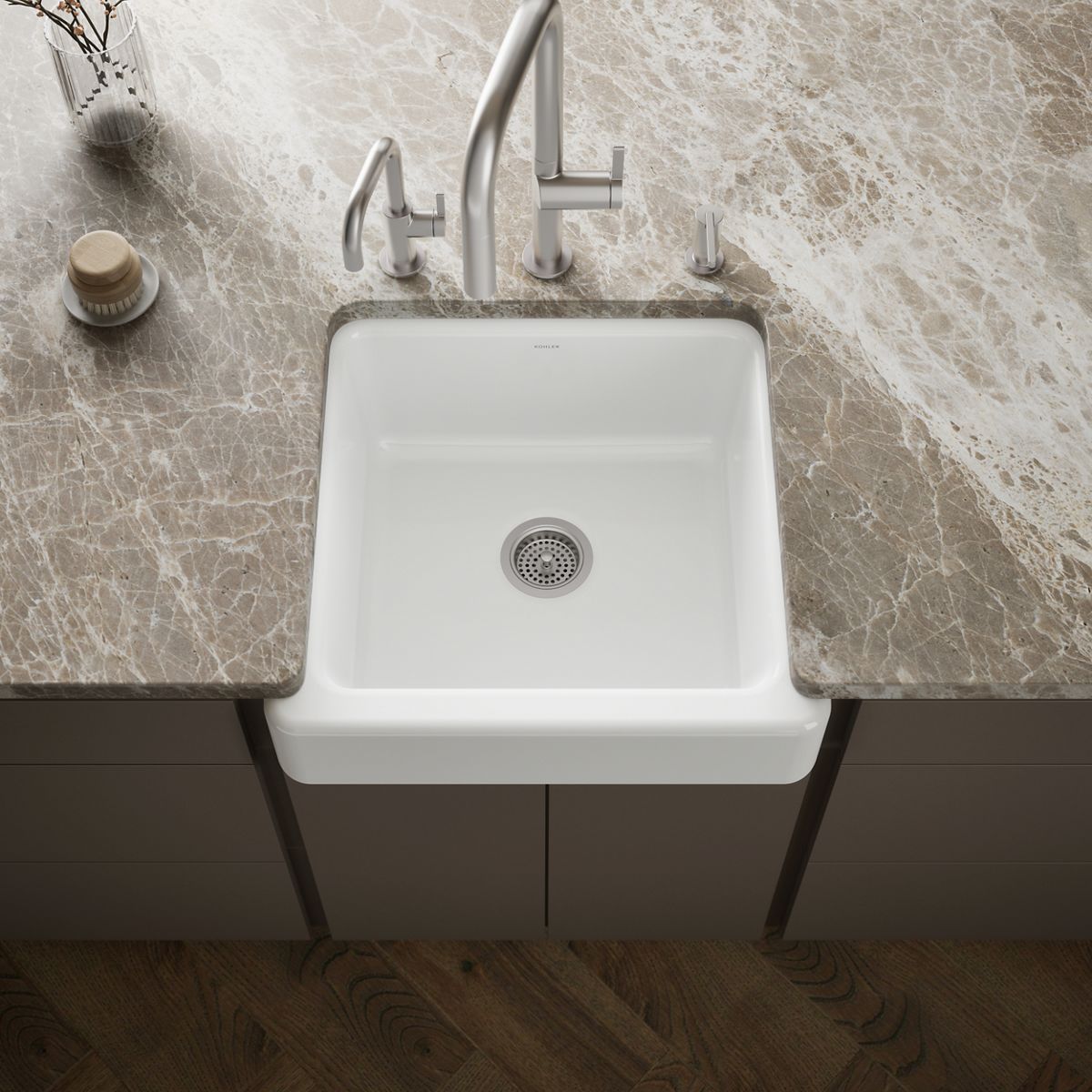 Whitehaven® 23-1/2" undermount single-bowl farmhouse kitchen sink