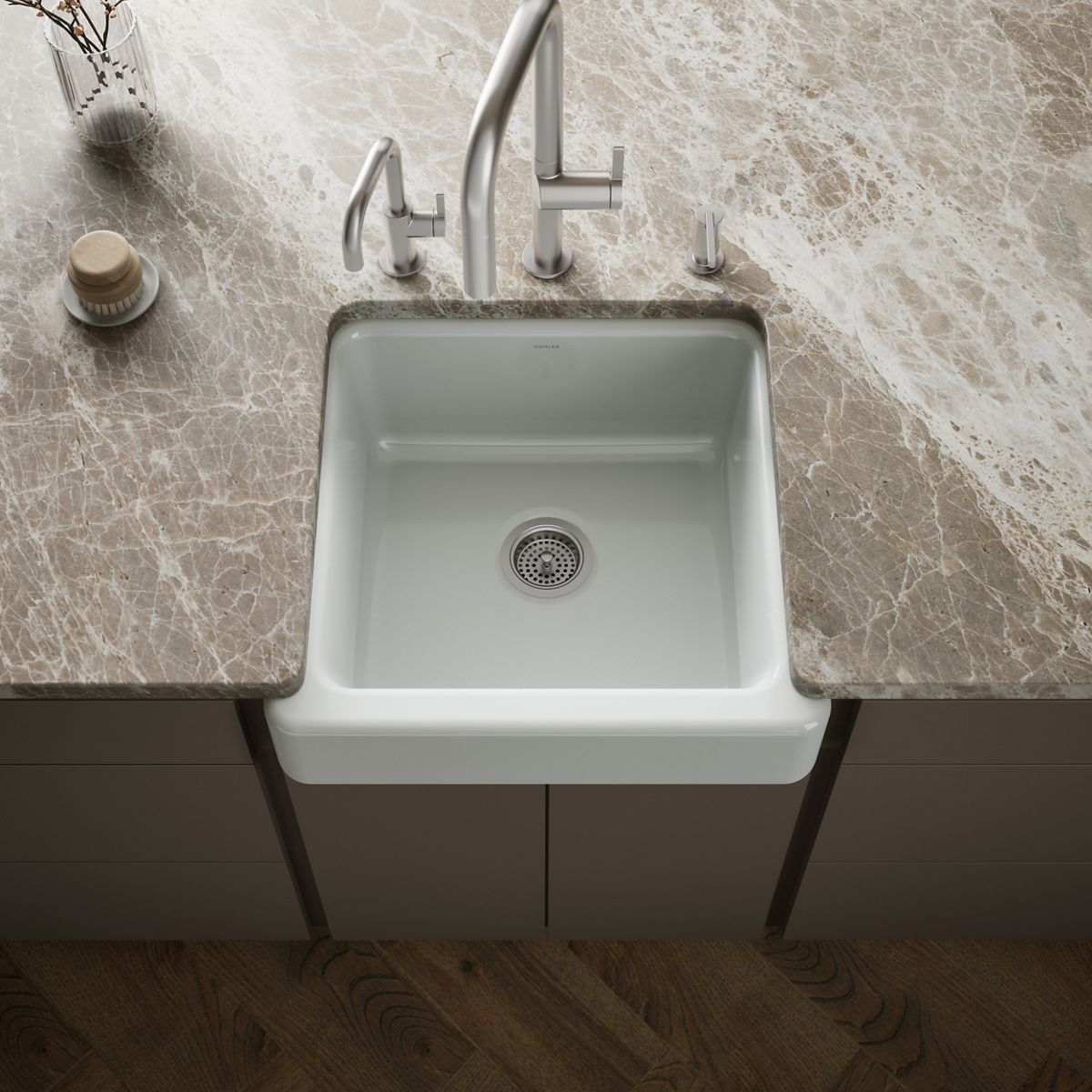 Whitehaven® 23-1/2" undermount single-bowl farmhouse kitchen sink