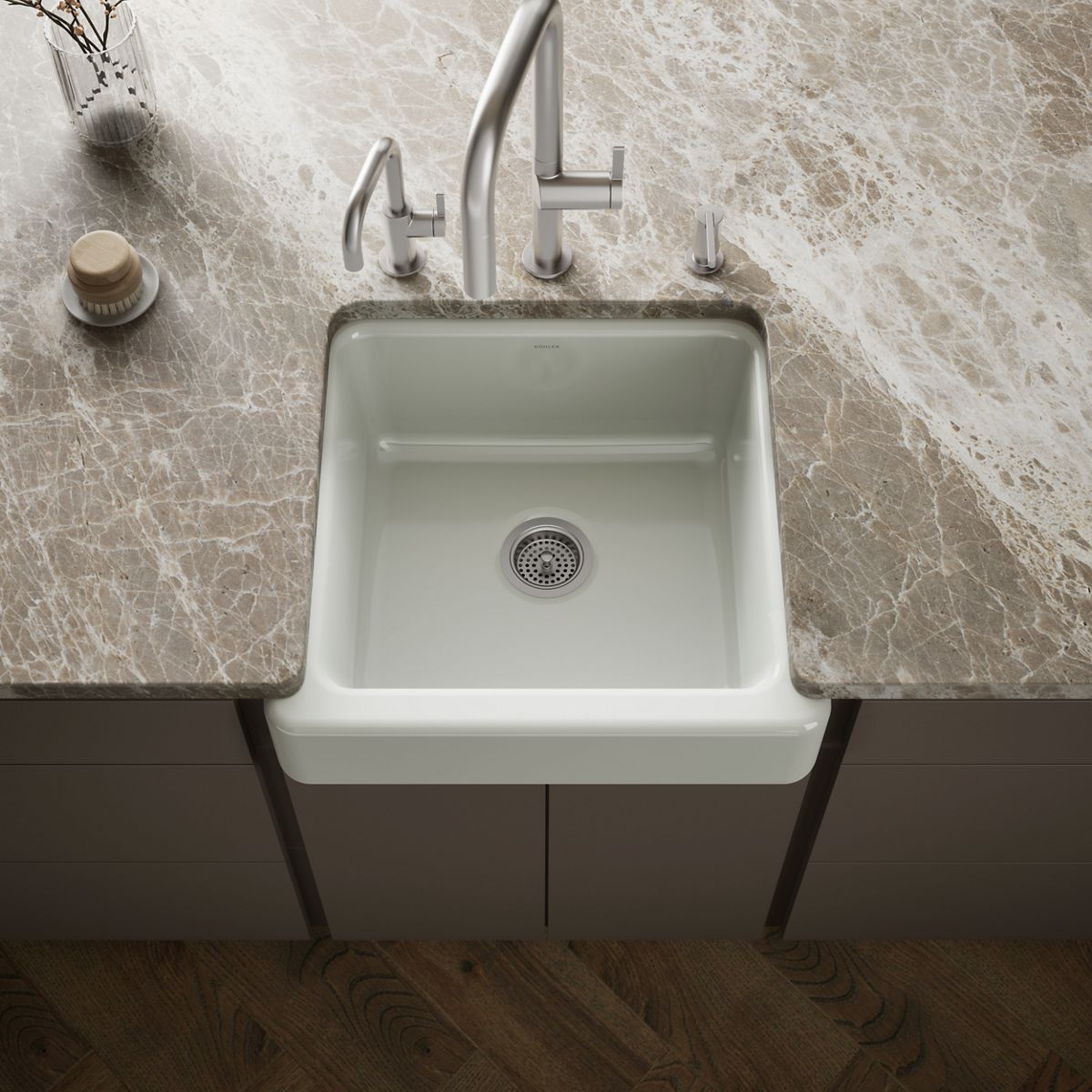 Whitehaven® 23-1/2" undermount single-bowl farmhouse kitchen sink