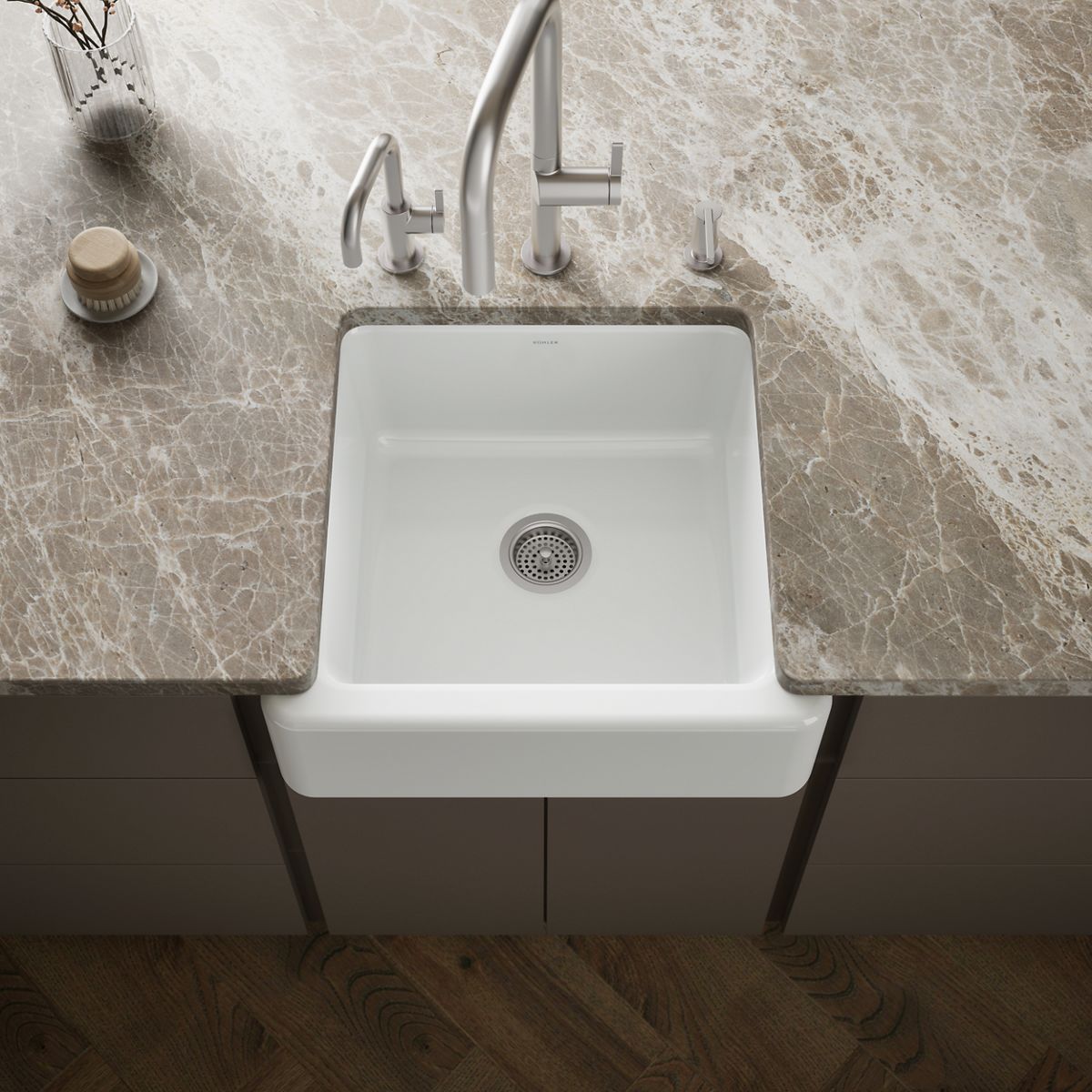 Whitehaven® 23-1/2" undermount single-bowl farmhouse kitchen sink