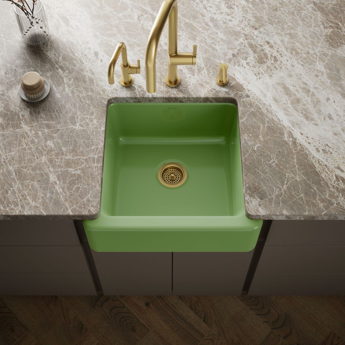 Whitehaven® 23-1/2" undermount single-bowl farmhouse kitchen sink