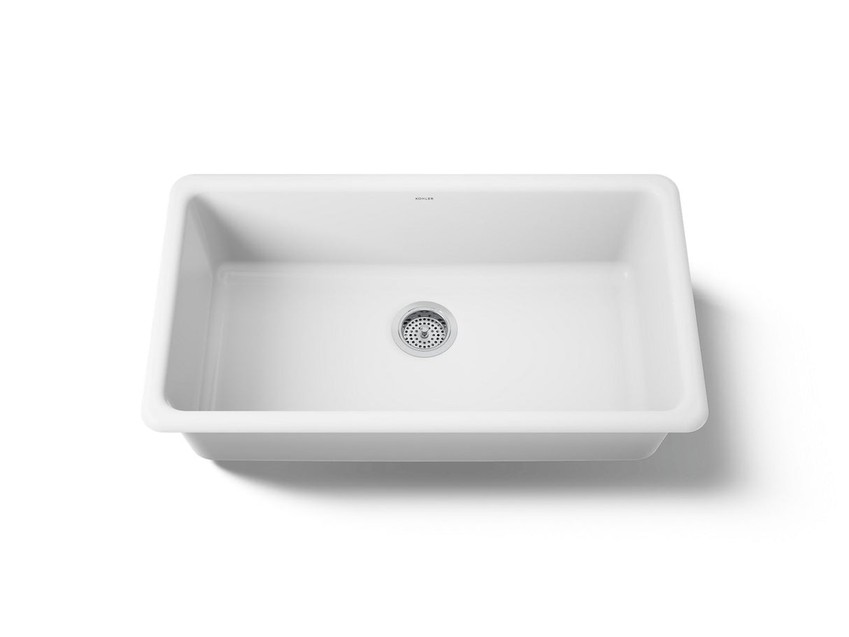 Iron/Tones® 33" top-/undermount single-bowl kitchen sink
