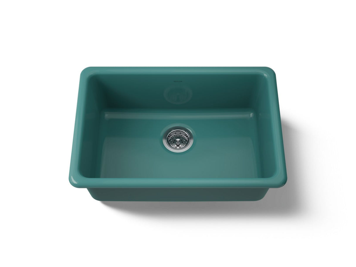 Iron/Tones® 27" top-/undermount single-bowl kitchen sink
