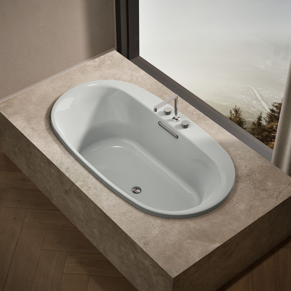 Underscore® 65-1/2" x 35-3/4" drop-in bath