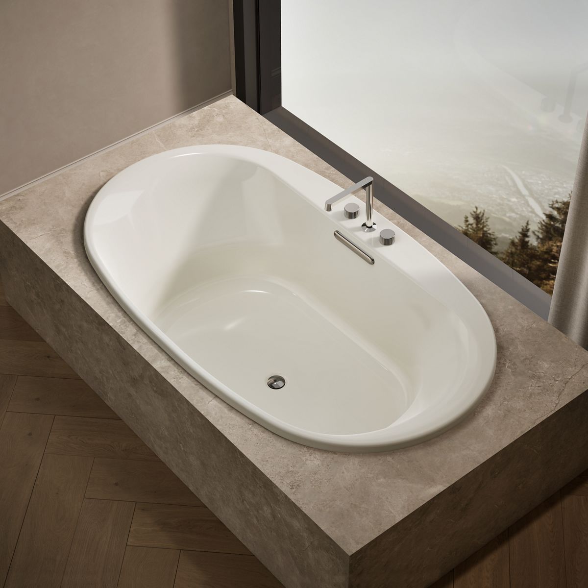 Underscore® 71-1/2" x 41-1/2" drop-in bath