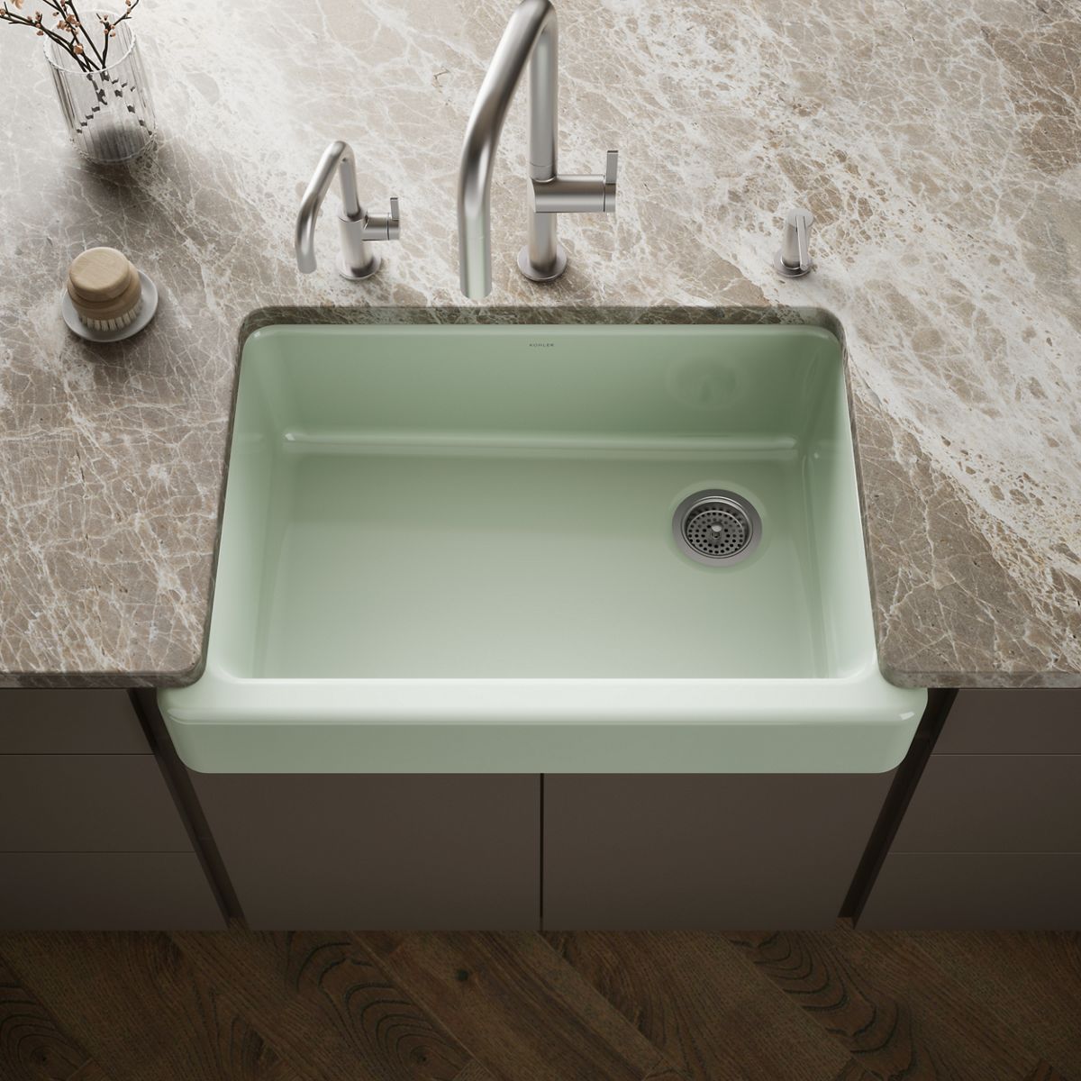 Whitehaven® 32-1/2" undermount single-bowl farmhouse kitchen sink