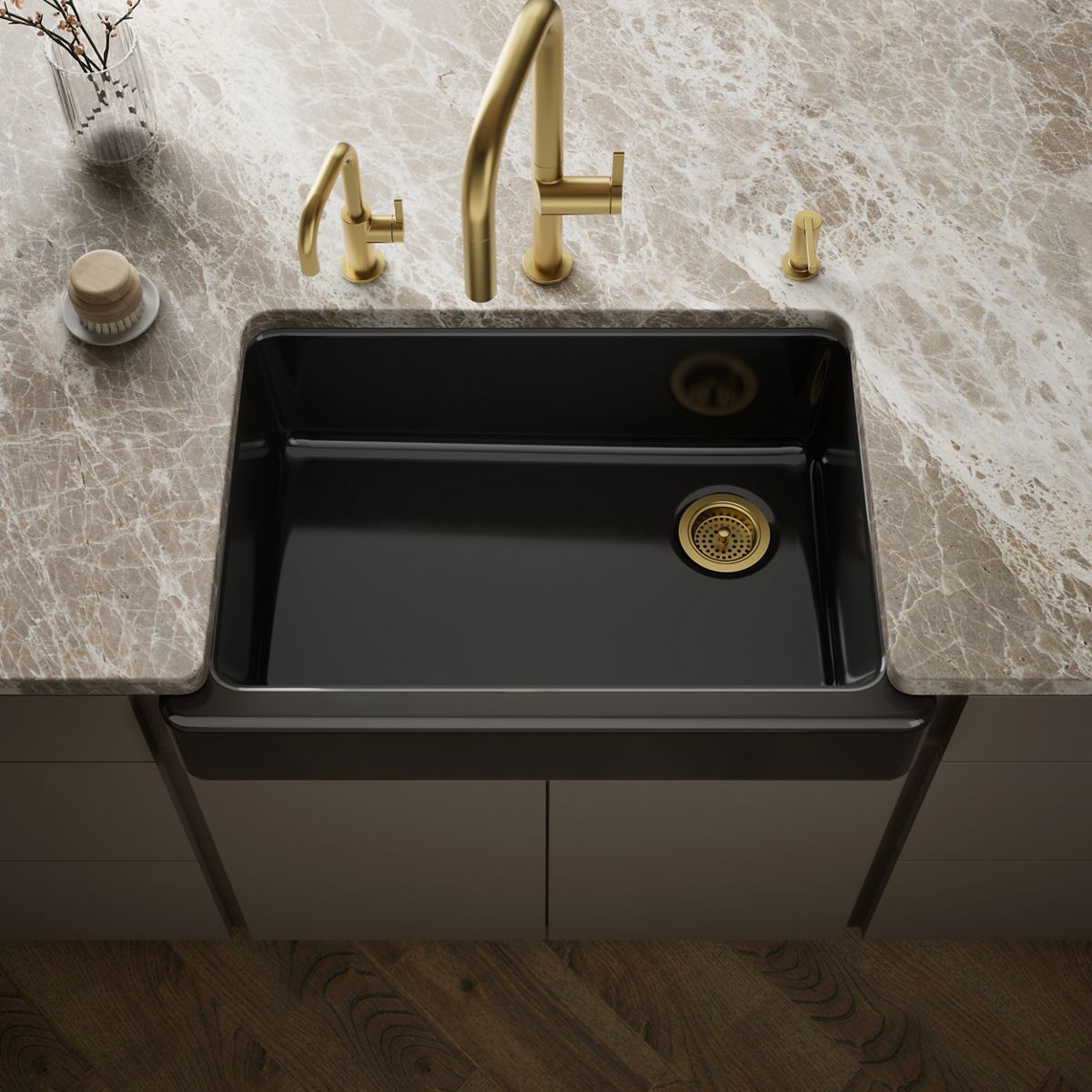 Whitehaven® 32-1/2" undermount single-bowl farmhouse kitchen sink